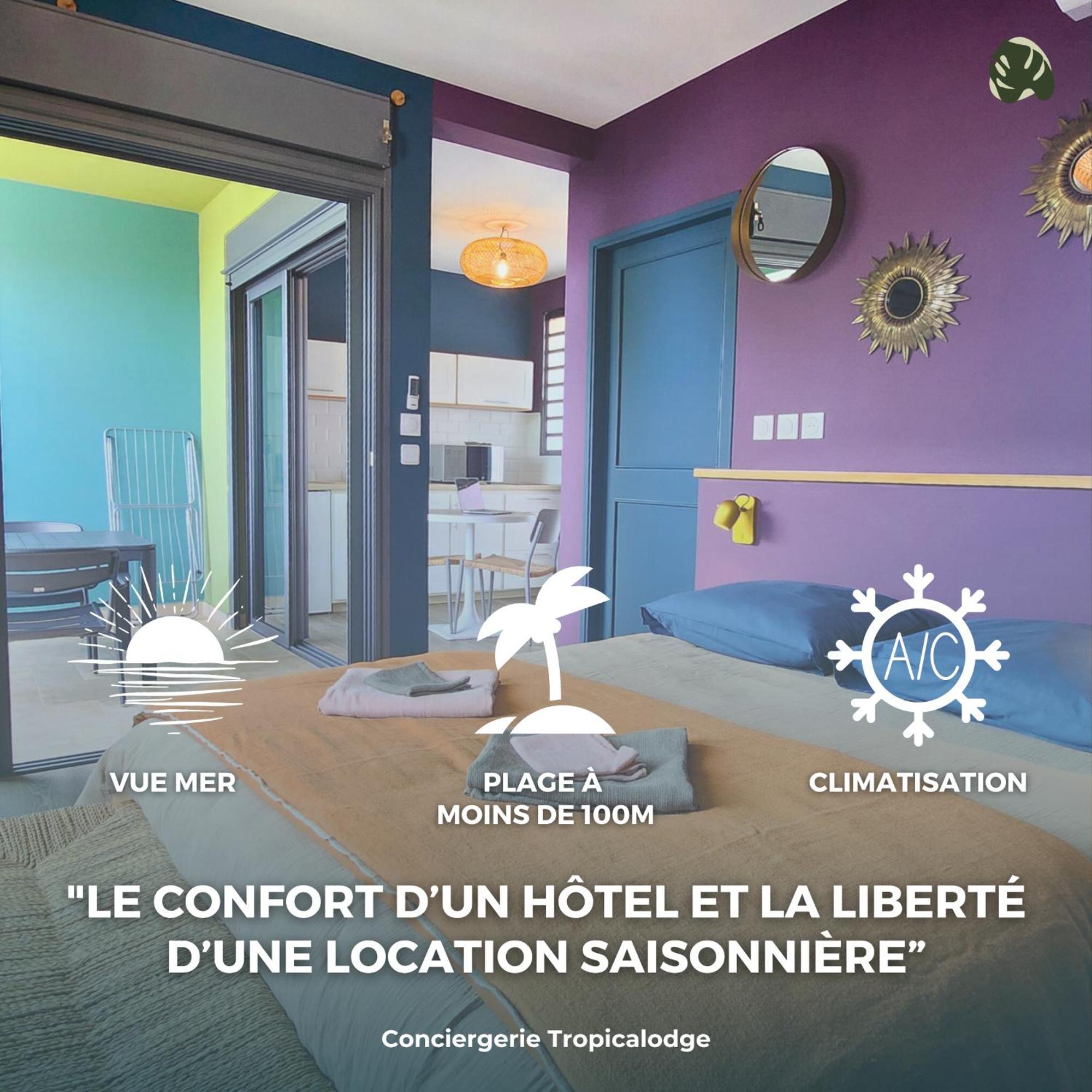 Écrin de mer Studios de charme 3 étoiles Saint Pierre Esterno foto